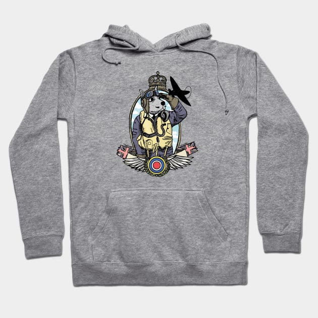 The Dogs of War: RAF Fighter Pilot Hoodie by Siegeworks